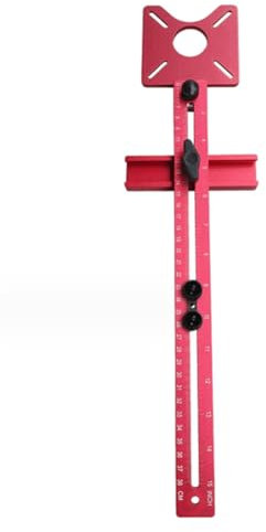 FYOBOT Base de Soporte de Ranura de Fresado para Recortadora, Guía de Borde, Posicionamiento, Tabla de Cortar Circular, Herramienta, Fresadora, Plantilla Circular, Pulgadas y cm A