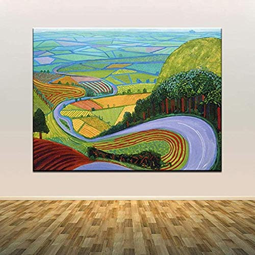 IGHSNZUH David Hockney Puzzles Holzpuzzle 1000 Teile, Großes Dekompressionspuzzle, Spielzeug, Moderne Kunst, Heimdekoration, Puzzles
