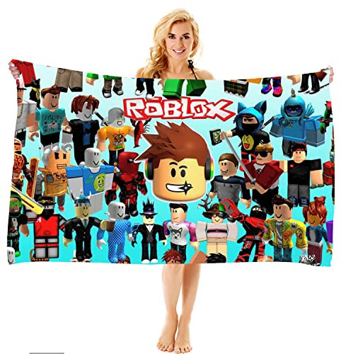 MAJEQZGY Toalla de Baño con Impresión 3D para Niños Toalla de Piscina Niños Toalla de Baño Ultrasuave Super Absorbente Durabilidad Playa Baño Toalla Facial Adolescentes (Cara Grande)