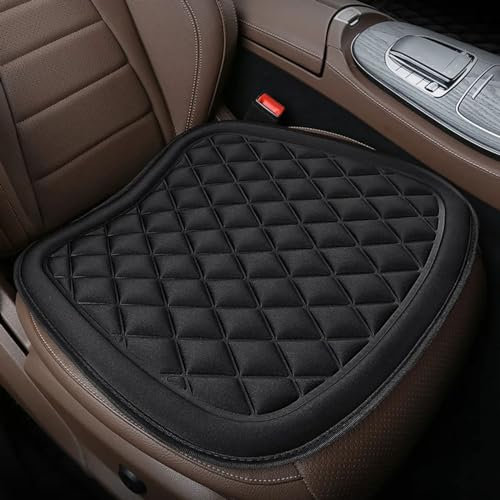 zjxwzm Sitzkissen Auto für BMW X1 X2 X3 X4 X5 X6 X7 XM GT Z4, Autositzschutz Sitzunterlage Kratzfest Anti Rutsch Unterlage Weich Atmungsaktiv,A Black