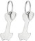 2 Set Stainless Steel Shopping Trolley Releaser Key - Removable Trolley Tokens Coin Keyring Shopping - Durable Trolley Release Tool with Convenient Chip Inclusion