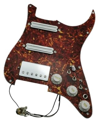 Alnico 5 Gitarren-Pickup Double Coil Pickup Prevered Pickguard Gitarre HSS Kabelbaum Push-Pull Single Cut Set Schlagbrett-Tonabnehmer-Kit