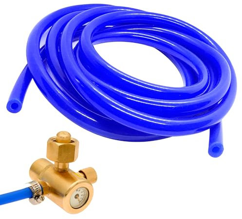 Tubo in Silicone ad Alta Temperatura,Tubo Flessibile per Vuoto in Silicone, 3 mm ID, lunghezza 5 m,per l'Uso del Radiatore del Veicolo,refrigerante per uso motore