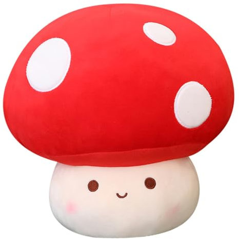 UPKOCH Kuscheliger Cartoon Pilzkissen Spielzeug Für Süßes Plüsch-Mushroom Kissen Für Geburtstage Valentinstag Dekoration Für Kinderzimmer