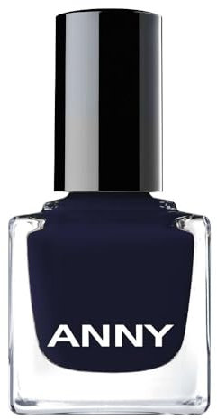 ANNY Nail Polish – Hochwertiger Farb-Nagellack mit langanhaltendem Glanz, splitterresistent und schnelltrocknend, Farbe: Naroctic Nights - Rauchiges Mitternachtsblau - 15 ml