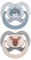 babynova Set di 2 Succhietti in Silicone con Scatola per la Sterilizzazione - Taglia 3, da 18 Mesi- Succhietto Ortodontico - Senza BPA - Prodotto in Germania - Orso & Cervo