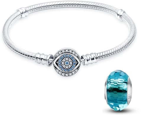 HappyStar Armkette Damen Silber 925 Charms Bracelets armband damen Kmpatibel Mit Beads Charms anhänger