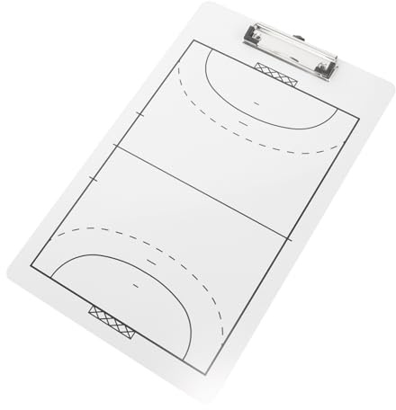 GALPADA Handball Klemmbrett Coaching Tafel Satz mit Trocken Radiergummi Doppelseitige Magnettafel Handball Taktiktafel Trainingsbedarf Markierungstafeln