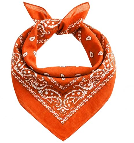 AURAE Bandana reine Baumwolle Halstuch für Herren und Damen Unisex