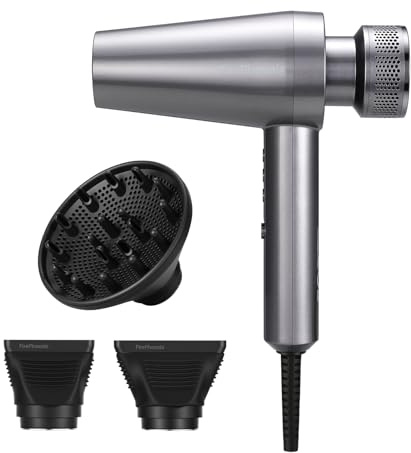 FirePhoenix M2 Profi-Haartrockner, 110.000 U/min, Ionen, 3 Stufen, leise | 110.000 U/min Schnell-Trocknung. Ionen Technologie. 3 Temp.-/Geschwindigkeitsstufen. Diffusor + 2 Magnetdüsen. Leise.