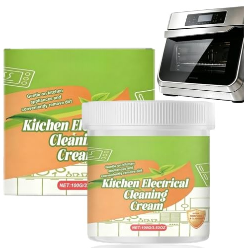 Multi-Purpose Kitchen Cleaner Cream & Foam Cleaner, Heavy Oil Stain Remover Cream to Tackle the Stains, All-in-One Multi Purpose Cleaning Cream for Ovens & Surfaces,Multi Surface Cleaner