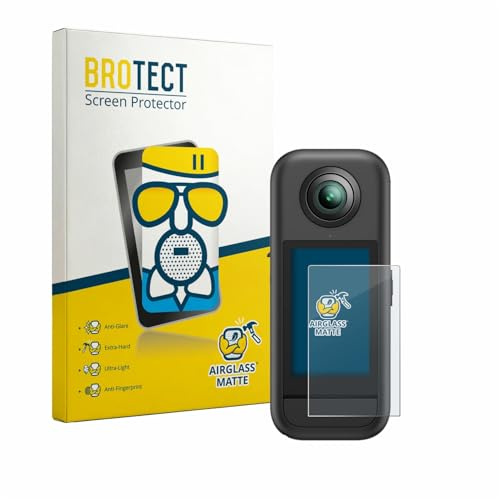 BROTECT Entspiegelungs Schutzglas für Akaso 360 Schutzfolie Panzer Folie Glas Matt [Extrem Kratzfest 9H, Anti-Reflex, Anti-Fingerprint]
