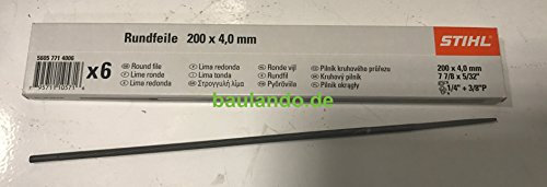 STIHL Lima redonda para cadenas de sierra, 4,0 mm