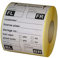 Reifenetiketten für Einlagerung/tire labels - 100 x 150 mm - 480 Stück - Variante A - Englisch