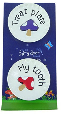 irish fairy door company Irlandese Porta Fata Porta Azienda Dente Piastra Set