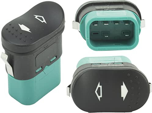 TarosTrade 12-0297-L-94736 Inteructor De Elevalunas Delantero Single Con Conector De 6 Pin