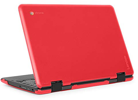 mCover Funda Compatible para computadoras portátiles Lenovo 300E de 11.6 y Chromebok de 2ª generación con Windows 2 en 1 (Solo Compatible con Otros Modelos) Rojo