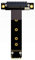 ADT-Link Riser PCIe X4 3.0 PCI-E 4X to M.2 NGFF NVMe M Key 2280 Riser Card Gen3.0 Cable M2 Key-M PCI-Express Extension Cord 32G/BPS (15CM,R42SL)