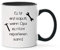 Farbwuselei Tasse Es ist erst kaputt, wenn Opa es nicht reparieren kann Geschenk lustig Witzig beidseitig bedruckt Schwarz