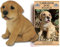 G&H Decor Labrador-Statue für den Garten, handgefertigt, gelber Labor-realistischer Hund mit aufwendigen Details, geeignet für den Innen- und Außenbereich, frostbeständige Hundedekoration (spielend)