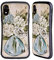 Head Case Designs Offizielle Haley Bush Blaue und weiße Vase Blumiges Gemaelde Hybride Handyhülle Hülle Huelle kompatibel mit Apple iPhone XR