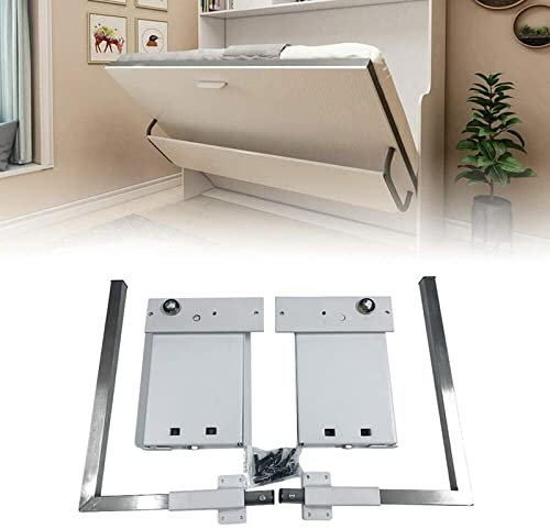 PENGYUYAN DIY Schrankbettfedern Mechanism Hardware Kit Wall Bed Mechanische Murphy Bed Wallbed Montagefedern Mechanismus Heavy Duty Support für King Queen Bed