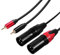 belipro Dual XLR Male to RCA Cable 50Ft, Heavy Duty 2 XLR to 2 RCA Male HiFi Stereo Audio Connection Microphone Cable.…