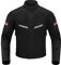 BORLENI Motorradjacke Sommer Herren Atmungsaktiver Panzerschutz Hochglanz Reflektierend M