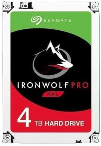 Seagate IronWolf Pro ST4000NE001 - HDD - 4 TB - Internal - 3.5 - SATA 6Gb/s - 7200 RPM - Buffer: 256 MB - with Piano di Assistenza Recupero Dati di Emergenza di 2 Anni