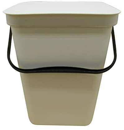 SecureFix Direct Caravan Door Mounted Waste Bin, White