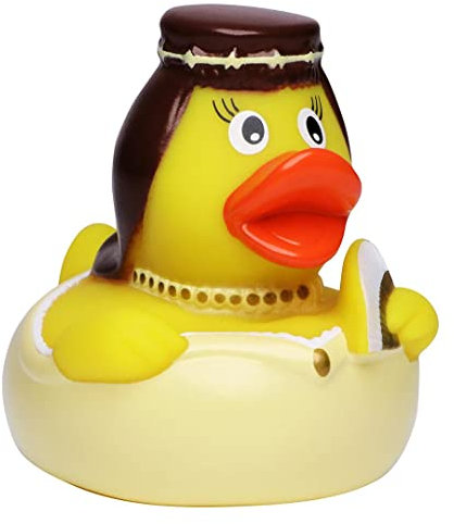 Schnabels Quietsche-Ente Sissi - Geschenk für Geburt Geburtstag Namenstag Kinder Baby Freund-in Mädchen Junge - Spielzeug Bade-Ente Badewanne Deko