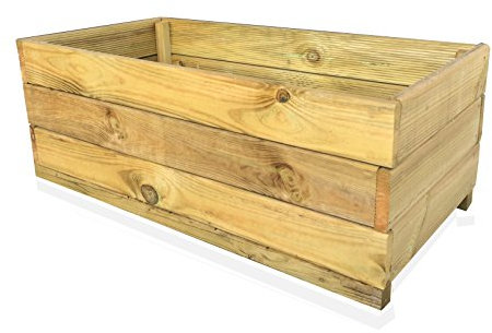 Vidahuerto Jardinière / jardinière gamme Eco Bois de pin traité pour extérieur (80 x 40 x 30)