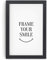 MONFRAME Bilderrahmen Modern - 59,4x84 (DIN A1) cm - Schwarz - mit Acrylglas