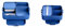 Mepal Brotdose Duo Pack | Midi + Large | Brotdose mit Bento Box | Lunchbox für kleine Snacks & Reste | Brotdose Erwachsene | Essenbox mit Fächern | Vivid Blue