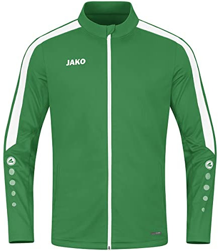 JAKO Kinder Polyesterjacke Power, Sportgrün, 140