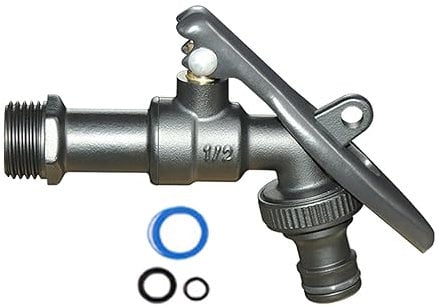 MagiDeal Outdoor Garten Wasserhahn Gartenschlauch Zapfen 1/2 3/4 abschließbare Messing Gartenschlauch Bibb für Autowäsche Reinigung Rasen