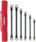 STARWORK True Mechanic™ 6-Piece 120T SAE&Metric, Flex-Head Double Box End, Extra Long Ratcheting Wrench Set, with Roll-Up Pouch Bag