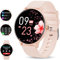 Montre Connectée Homme Femme avec Appel Bluetooth, 1.39 Smartwatch avec Fréquence Cardiaque, Moniteur de Sommeil, Podomètre Calories, 100+ Modes Sportifs Montre Intelligente pour Android iOS (Rose)