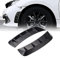 Blueshyhall 2 Stück Auto Spoiler Seitenspoiler Universal, Auto Aufkleber Kotflügel Vorne, Auto Lufteinlässe Außen Dekorative zum Kleben, Auto Kotflügel Reifen Aufkleber Dekorative (Glänzend Schwarz)
