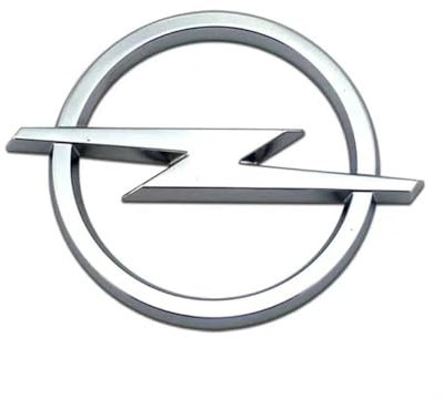 DFVOOP Auto Emblem Aufkleber für OPEL Insignia Corsa Vectra Antara Zafira Astra OPC Sport-Emblem 3D Logo Heckklappen Buchstaben Selbstklebende Ersatz Dekoration Zubehör,B