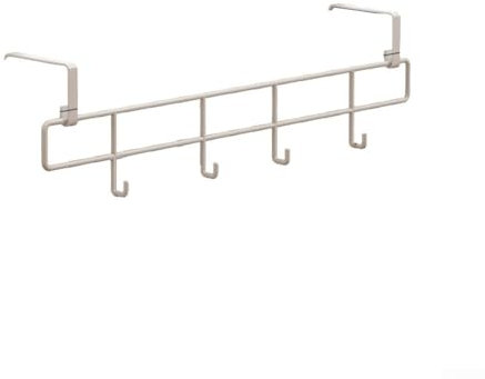 Feegow Portasciugamani – 35 cm, barra porta asciugamani da bagno, porta asciugamani in ferro per termosifone, senza bisogno di viti, per bagno, cucina, piatti, strofinacci (bianco)