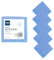 Maya Bayeta Terry 200G. Limpieza Eficaz y Sin Marcas. 100% Microfibra. para Todo Tipo de Superficies. Pack de 5 Unidades (Azul)