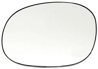 YRCTHEK Cristal de Espejo Retrovisor para Peugeot 206 1998-2008,Izquierdo y Derecho Cristal de Espejo Retrovisor Calefactable con Placa de Respaldo,Left