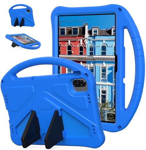 YRH for Honor Pad X8a Case 11 inch 2024, EVA Shockproof Cover for Honor X8a 11 inch Tablet Case, with Stand Handle, Blue