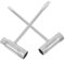 BCOATH Chainsaw Ratchet Scrench T-Wrench Spanner Socket Wrench for Spark Plug Replacement Chainsaw Tools Gas