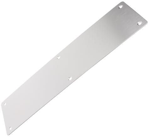 jojofuny Stainless Steel Door Push Plate Kick Plate for Interior Doors Home Office Use