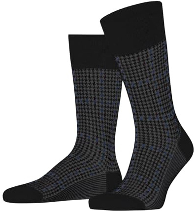 FALKE Herren Family Special Edition Houndstooth Socken Baumwolle
