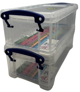 Really Useful Box 0.9 Litre – Pack of 2 (Clear)