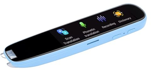 Yechiry Scanner-Lesestift, 112 Sprachen OCR-Übersetzungsstift, Text-zu-Sprache-Gerät mit Digitaler Scanfunktion, Ideal für Legasthenie, Textauszug und Wörterbuch (Blue)