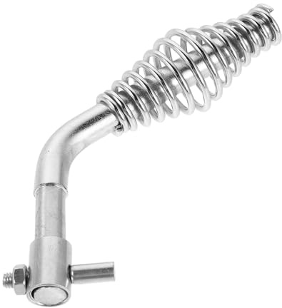 Healifty Metallgriff Ofentürgriff Federbelastet Hitzebeständig für Kaminöfen und Kohleherde mit Sicherem Zuggriff für Feuerstellen und Kesselzubehör
